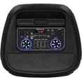 thumbnail image 4 of IQ Sound IQ-5912DJBT 12-inch Portable Bluetooth Speaker with True Wireless Stereo, Colorful LED Lights, Full Control Panel, USB, Micro SD, AUX Inputs, FM Radio, Mic Input - Perfect Sound Companion, 4 of 6