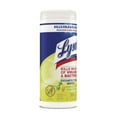 thumbnail image 3 of LYSOL Brand 19200-81145 7 in. x 7.25 in. 1-Ply Disinfecting Wipes - Lemon and Lime Blossom, White (35 Wipes/Canister, 12 Canisters/Carton), 3 of 9
