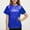 Blue, variant on Shirts for Teens Girls Y2k Girls Crewneck T-Shirt Short Sleeve Tshirt Girls Solid Color Tops Top for Girls 10-14 my orders