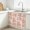 Orange, variant on Cabinet Curtains 35"W x 35"L, Burnt Orange Botanical Sink Skirt for Bathroom Kitchen Self Adhesive, Vintage Nature Flower Desk Privacy Short Curtain for Under Sink Classroom Closet