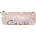 thumbnail image 1 of Customize Save The Date Cylindrical Pencil Bag, Pencil Box Zipper Stationery Bag, Wash Bag, 1 of 4