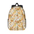 thumbnail image 1 of Disketp Groovy Hippie Flower Mushrooms Mochila Escolar de 15 Pulgadas, Mochila Ligera para Estudiantes, Viajes y Trabajo, Cómoda y Resistente para el Uso Diario, 1 of 6