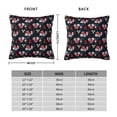 thumbnail image 2 of Yiaed Rose Flowers Print Pillow Covers Super Soft Decorative Square Throw Pillow Covers Case Cushion Covers for Sofa Couch Bedroom Car Decor（No pillow core）-24"x24", 2 of 7