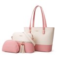 thumbnail image 1 of Sac à Main pour Dames 3 Pcs Grand Sac en Cuir, 1 of 1