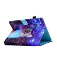 thumbnail image 4 of KAIYANG Estuche para tableta de menos de 7 pulgadas con estampado de patrón, tarjetero, funda de cuero para tableta, funda con soporte, estilo cielo estrellado G, universal, multicolor, 4 of 5