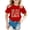 A-Red1683, variant on Bobifish Toddler Boys Girls 100 Days Of School Short Sleeve Tees Cold Shoulder Cutout Happy Print T Shirts Crew Neck 100 Days Celebration