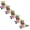 Gold 5PCS, variant on 10/20/40/60 Pcs Big Diving Gems for Crafting Eggs Filler Diamond Toys Princess Party Decorations Gemstones Bath Toys Acrylic Gems Diving Gem Pool Toys