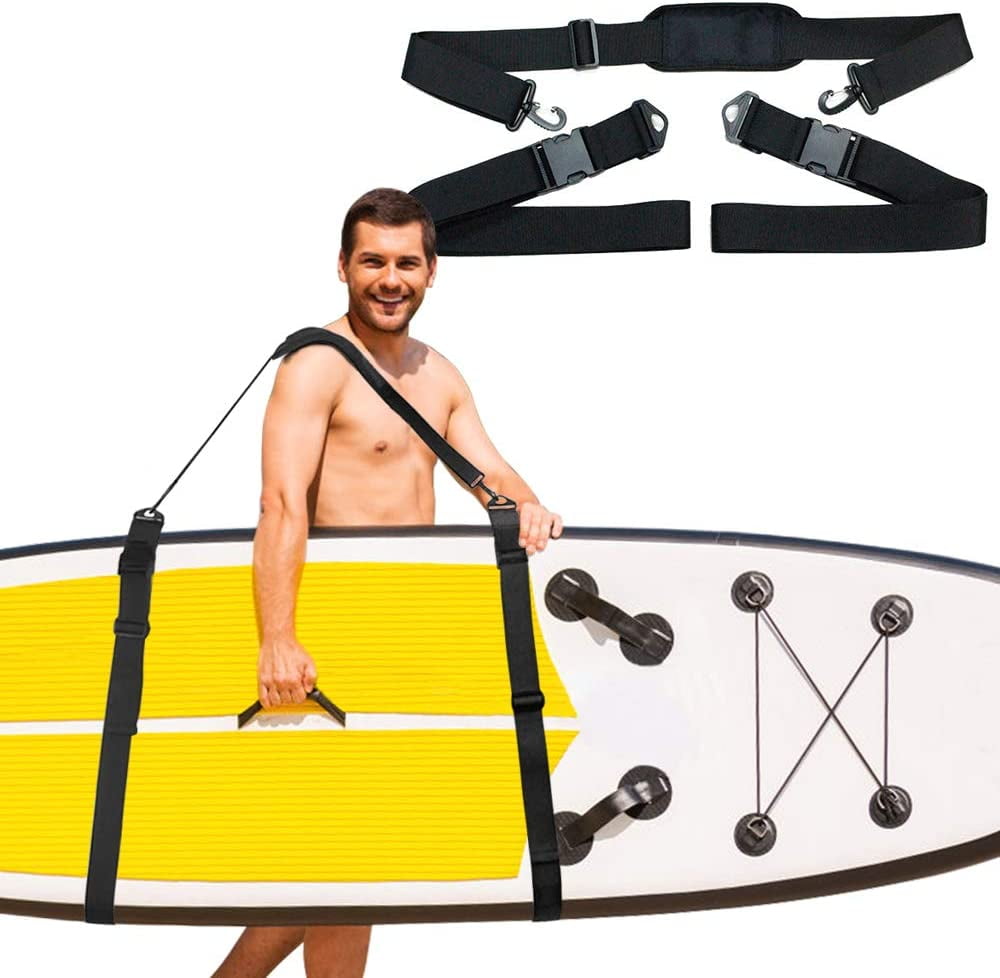 for SUP Paddle Board Carry Strap Adjustable Heavy-Duty Shoulder Belt Storage Sling Surfboard Carrier Accessories Paddleboard Carrying Strap for Kayaks Surfboards Longboards Canoe