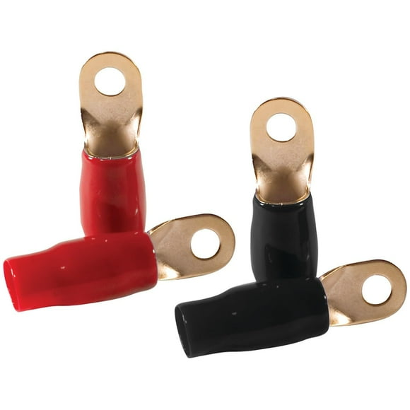 DB Link RT4 4-Gauge Ring Terminal (2 Red and 2 Black)