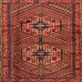 thumbnail image 1 of Ahgly Company Indoor Square Traditional Red Persian Area Rugs, 5' Square, 1 of 6