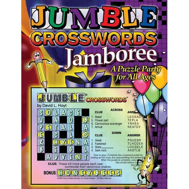 Jumble Crosswords Jumble Crossword Jamboree A Puzzle Party for All