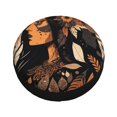 thumbnail image 3 of XMXY Boho Indian Tribal Girl Spare Tire Cover, Universal Waterproof Cover for Jeep RV Tire Wheel Protection, 17 inch, 3 of 8