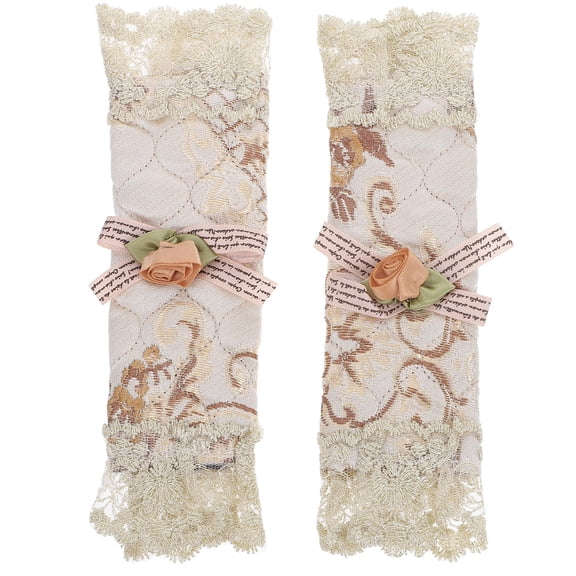 Luxshiny Yellow Polyester Door Handle Protector and Oven Gloves for Appliances