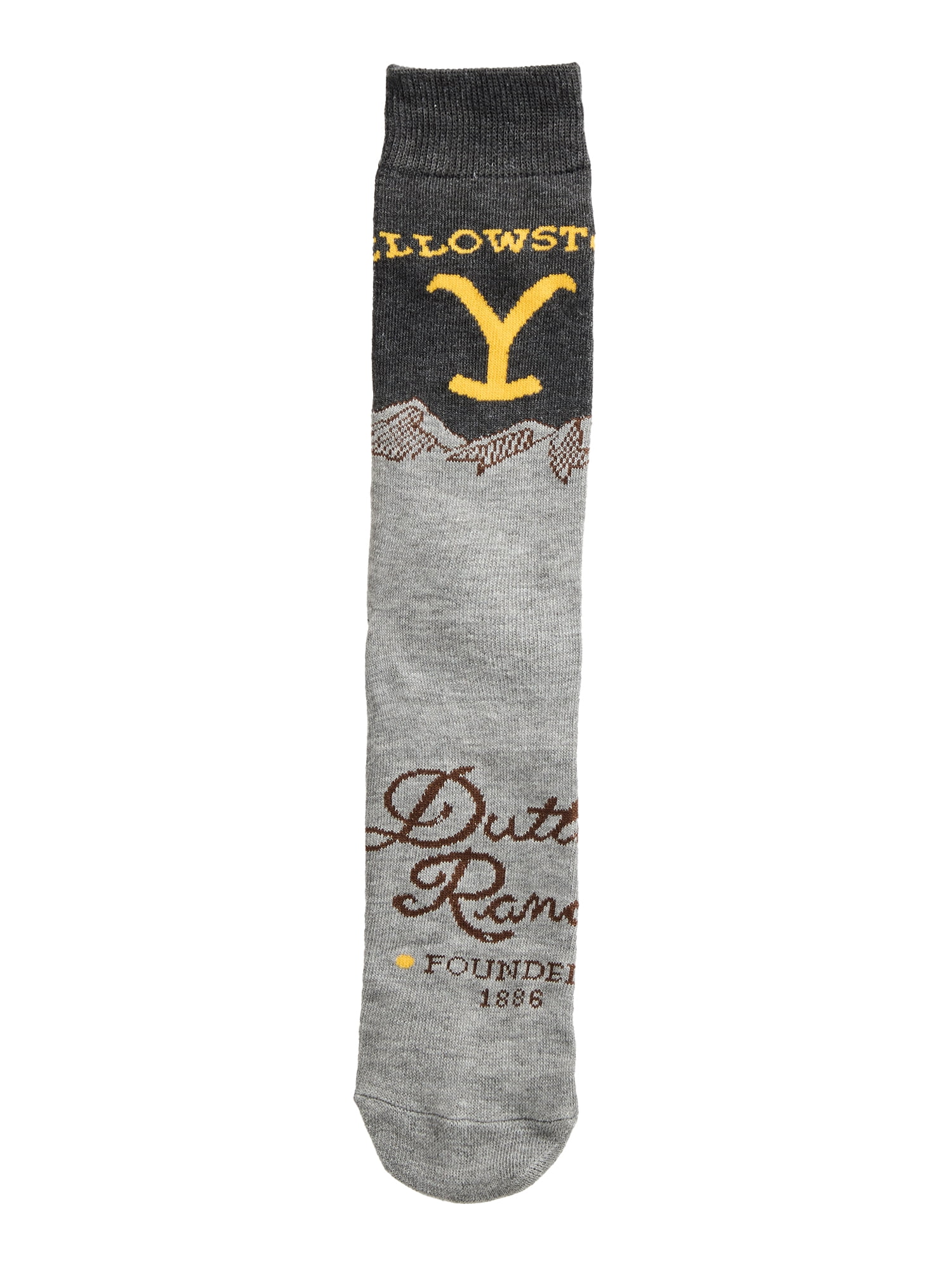 Yellowstone Men's Crew Socks, 3-Pack