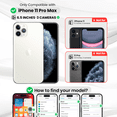 thumbnail image 2 of Entronix 3in1 Silicone Case Bundle for iPhone 11 Pro Max, with Camera and Screen Protector, Green, 2 of 8
