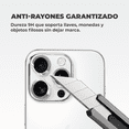 thumbnail image 3 of Mica de Cámara Cristal Deluxe 2mm para iPhone 16 Pro / 16 Pro Max – Protección Vidrio Templado Titanio, Alta Claridad y Ajuste Perfecto, 3 of 6