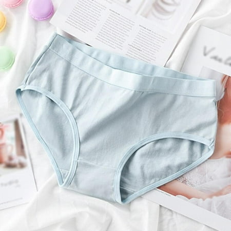 

Big Sale!!Cotton Mid-waist Seamless Comfortable Simple Women Hip-lifting Antibacterial Briefs