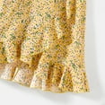 thumbnail image 2 of PatPat Baby Girl Dress Family Matching Outfits Womenmy and Me Dresses for Baby, Yellow, 2 of 10