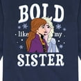 thumbnail image 3 of Frozen 2 - Bold Like My Sister - Toddler And Youth Long Sleeve Graphic T-Shirt, 3 of 5