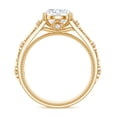 thumbnail image 2 of Rosec Jewels Moissanite Solitaire Engagement Ring for Women (8 mm, 2 CT, D-VS1 Grade), 14K Yellow Gold, US 9.50, 2 of 8