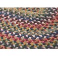 thumbnail image 2 of Colonial Mills 2' x 10' Red, Blue, and Yellow Braided Oval Rug Runner, 2 of 2