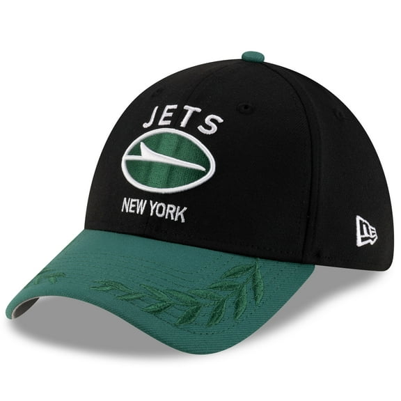 Men's New Era  Black/Green New York Jets 2025 NFL Draft 39THIRTY Flex Hat