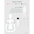 thumbnail image 6 of Ma Croix Mens Graphic Print Diamond Chains Short Sleeve Casual T Shirt, 6 of 6