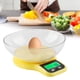 thumbnail image 5 of Báscula Digital Multifuncio Para Alimentos de Cocina Con Tazón Pantalla Lcd Portátil Liviana 3 Unidades de MediciOnnico Plástico ABS AMARILLO CAPACIDAD DE 1 G - 5 KG, 5 of 7