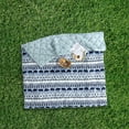 thumbnail image 6 of Coleman Indoor/Outdoor Flannel 84"x96" Blue Bears Machine Washable Throw Blanket, 6 of 8