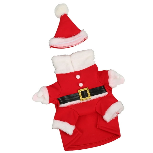 Disfraz De NaviDad Para Perros, Cálido, Agradable Para La Piel, Mascota, Cachoro, Traje De NaviDad, Sombrero, Fiesta Diaria, Actividades En Interiores Y Exteriores, Golors