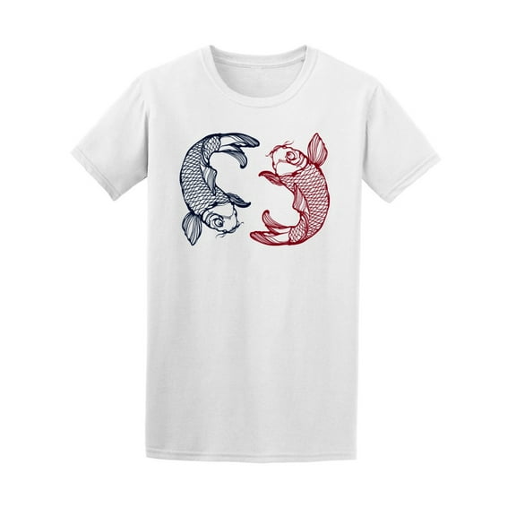 Japanese Koi Fish T-Shirt Men -Image by Shutterstock, Male x-Large