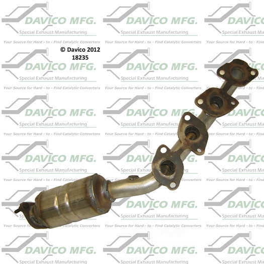 Davico Mfg 18235 Direct-Fit Catalytic Converter - Manifold