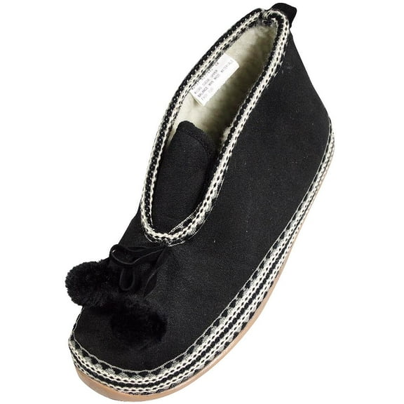 Deer Stags Womens House Shoes Adult Female Loafers Booties Slippers Black 6