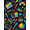 Black, Pattern 4, variant on ODIKA 2'x3' Machine Washable Non-Slip Area Rug, Educational Crayon Art Classroom Floor High Traffic Rug, Multicolor Black, 816212