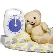 Time Timer PLUS 120 Minute Timer - Desktop Sized Visual Countdown Timer with Portable Handle(White)