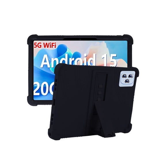 Silicone Case for VEAT00L L10/T10/F11 10.1 inch, Soft Flexible Shockproof Protective Tablet Cover, Anti-Scratch & Lightweight Slim Design-Black