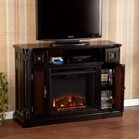 Southern Enterprises Marianna Media Fireplace for TVs up to 46", Black