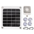 thumbnail image 1 of Panel solar monocristalino portátil con enchufe USB, 5V, 20W, con ventilador de refrigeración de 10W, 1 of 10