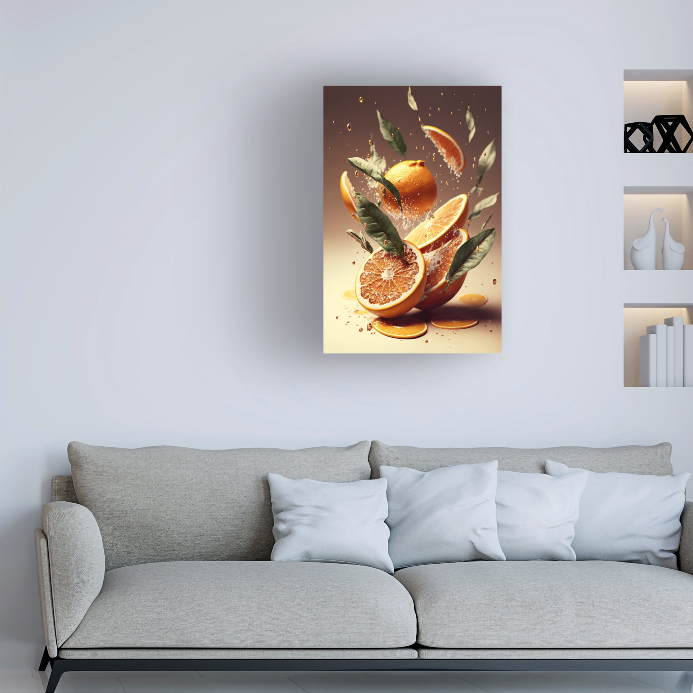 Treechild 'Fresh Oranges' Canvas Art