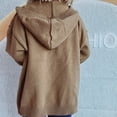 thumbnail image 5 of CheerKidz Women Fashion Knit V Neck Cardigan Loose Fit Sweater Casual Everyday Wear Versatile All Season Soft Cozy Lightweight Warm Stylish(Khaki,M), 5 of 8