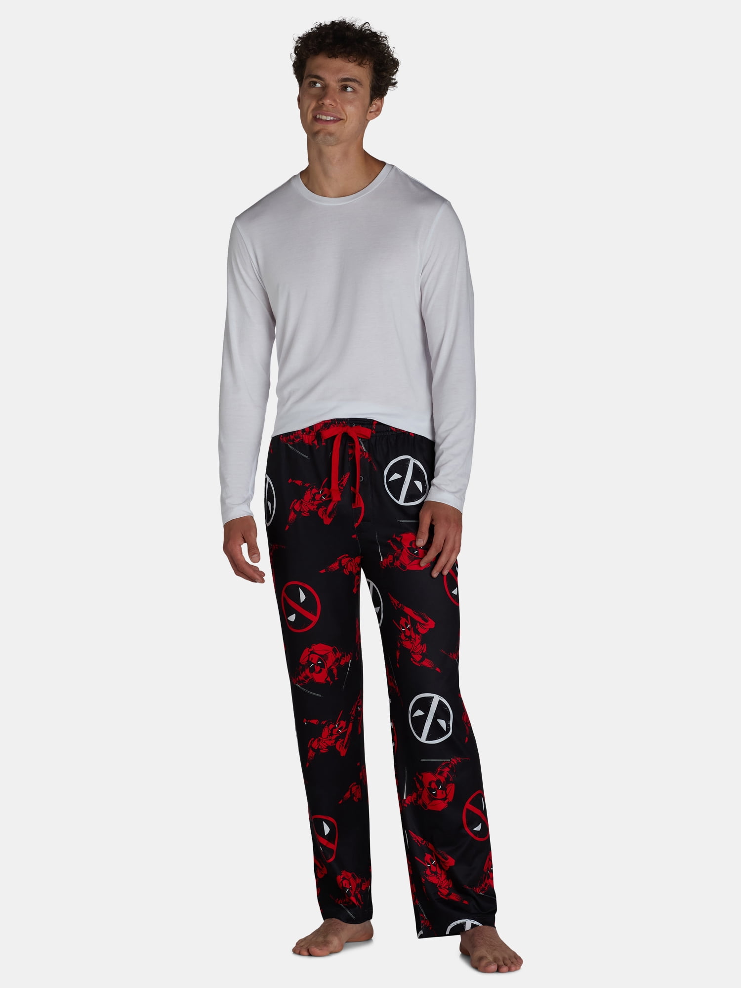Deadpool Men's Pajama Sleep Pants, Sizes S-3XL