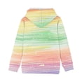 thumbnail image 3 of WQNVRNR Girls Print Hooded Sweatshirt- Kangaroo Pocket Casual Pullover Fall Long Sleeves Hoodies Multicolor Size 5, 3 of 8