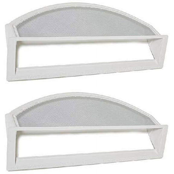 Nispira Lint Trap Screen Filter Replacement Compatible with Dryer GE Parts WE18M28, WE18X25100, WE18M30, WE18M53, PS11767017. Fits DBSR463EG0WW, DBSR463EG1WW, DBSR463EG5WW. 2 Filters