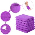 thumbnail image 4 of 6 Pcs Wrist Sweatbands Sports Wristbands for Competitions Absorbent Sweatbands for Basketball Tennis Football Running Working, 4 of 13