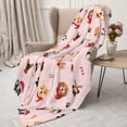 thumbnail image 5 of Christmas Dogs Throw Blanket Soft Sofa Bed Fleece Blankets For Men Women Boy Girl Gifts Blankets 80"X60", 5 of 9