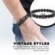 thumbnail image 3 of Sonducket con cuentas, brazalete elástico de aniversario apilable, regalo de joyería para hombres Type6 NO6, 3 of 6