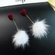 thumbnail image 1 of Pendientes colgantes de oreja de gamuza joyería exagerada colgante de corazón adornos de pendientes para mujer regalo fiesta accesorios de boda Ropa, zapatos y accesorios Miscelánea Blanco Minnieouse AP010349-01B, 1 of 6