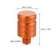thumbnail image 4 of 2uds M8x1.25 Moto Izquierdo Lado Espejo Agujero Tapones Tornillos Naranja, 4 of 7