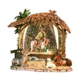 thumbnail image 3 of DOLITY Christmas Nativity Snow Globe Lighted Musical Box for Festival Bedroom Party coconut trees, 3 of 9