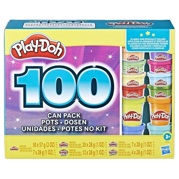 Play-Doh Wow 100 Modeling Compound Variety Pack with 100 Cans, Ages 3 and up
